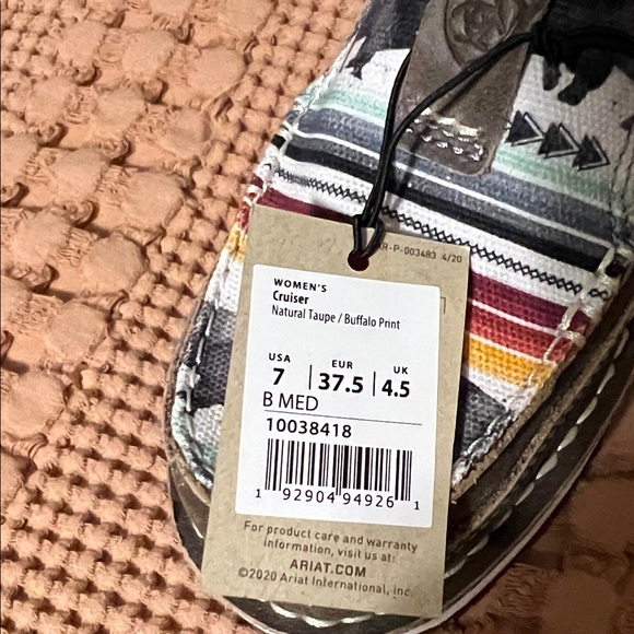 Ariat Brown and Multicolor Casual Loafers - Picture 2 of 4